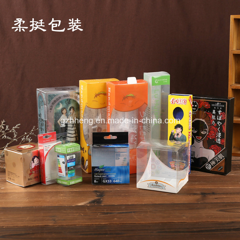 Custom Plastic Packaging Folding Printing Boxes (PVC 009)