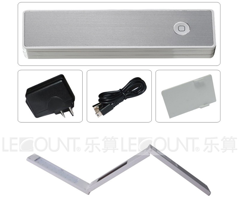 Foldable LED Light with LCD Display Calendar and Power Bank Function (LTB690A)