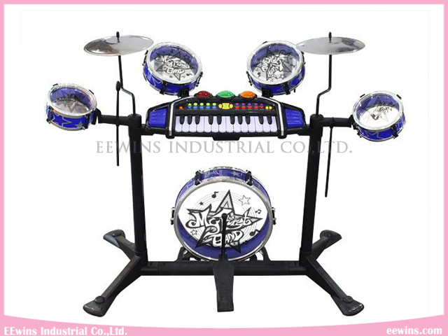 Multi-Function Musical Toys Keyboard Instrument with Drum