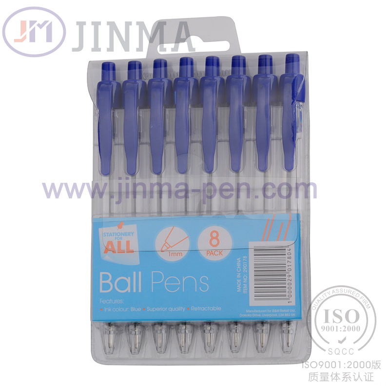 The Most Popular Gift Box with 8 PCS Ball Pen Jms1036b