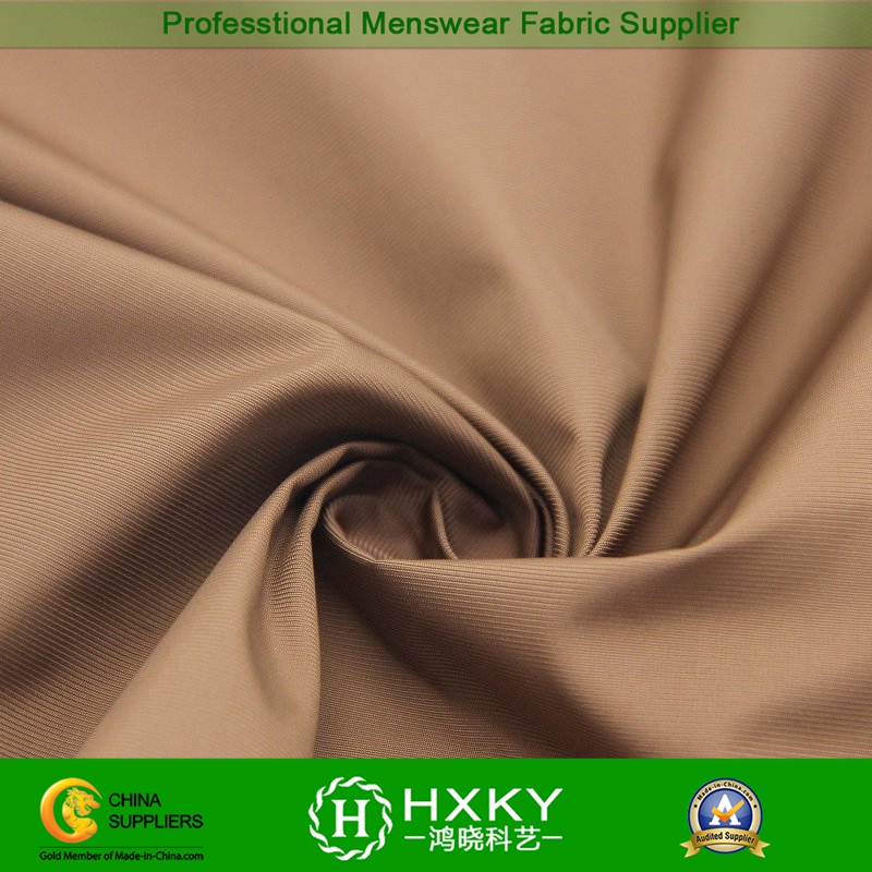 75D Filament Polyester Fake Memory Fabric for Trench or Down Coat