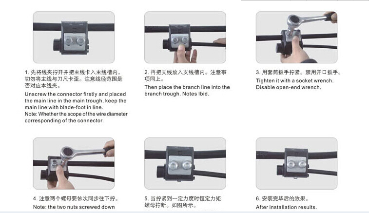 Aerial Bundled Cable/Piercing Connector