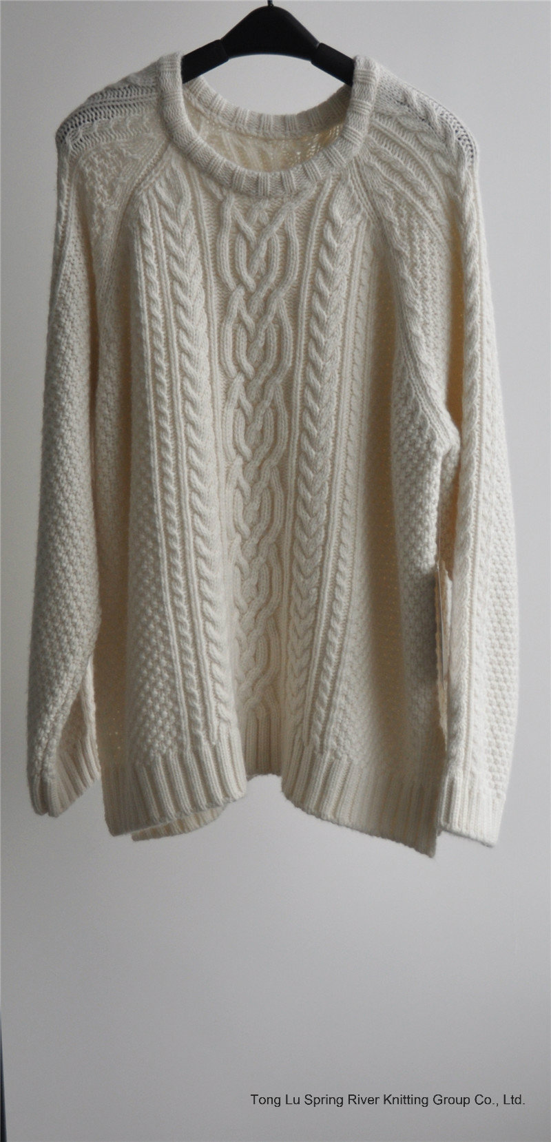 Ladies Winter Patterned Knit Pullover Sweater