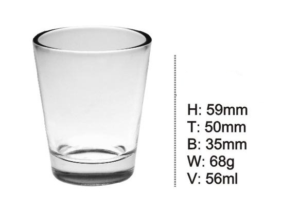 Compare 2015 Unique Design Mini Glass Cups Glassware Kb-Hn062
