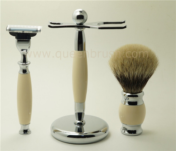 Private Label Goat Hair Shaving Brush Kits