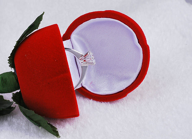 Rose Ring Box for Valentine's Day (MX-292)