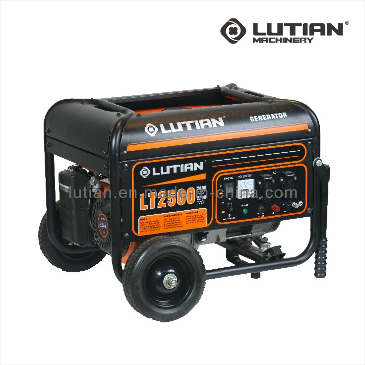 2.5kw Round Tube Line Gasoline Generator with Electric Starter