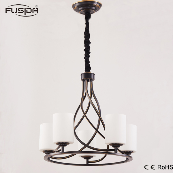 American Antique Iron Chandelier, Contracted Sitting Room Chandelier Lighting