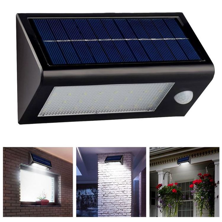 Modern Style Super Bright Triangle 32 LED Solar Garden Lamp