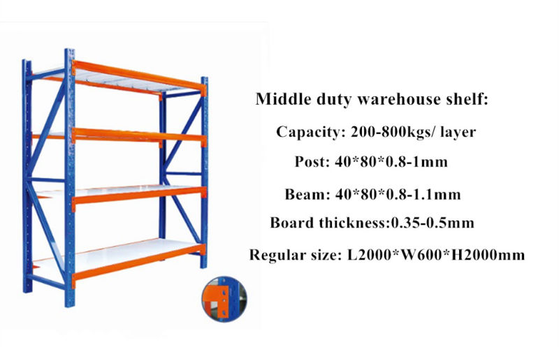 Ce Certified Heavy Duty Warehouse Selective Pallet Racking