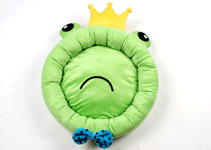 Cute Frog Design Soft Pet Dog Cushion&Bed