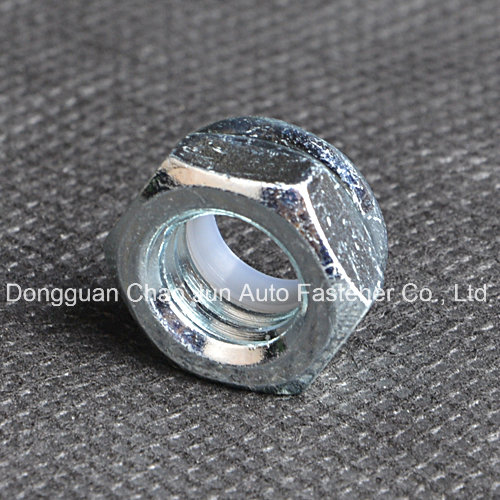 Carbon Steel Nylon Insert Lock Nut Zinc Plated