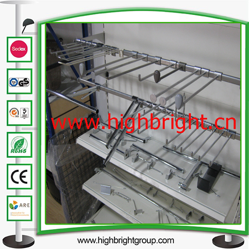 Double Wire Metal Display Loop Hook for Shelves