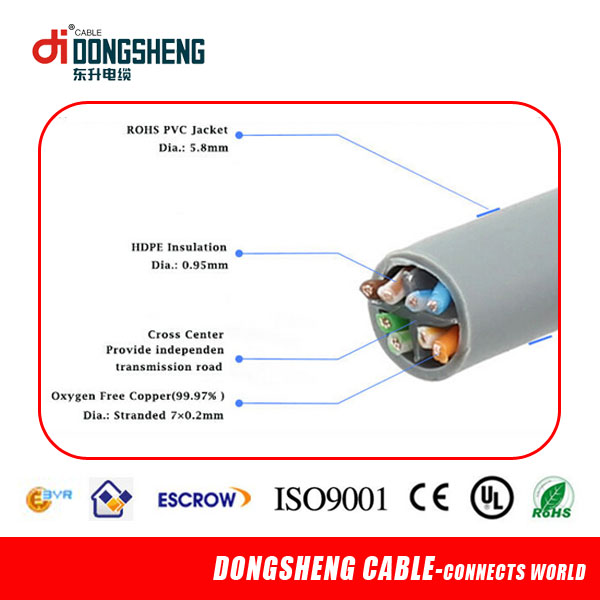 UTP CAT6 Solid Cable/LAN Cable/Network Cable