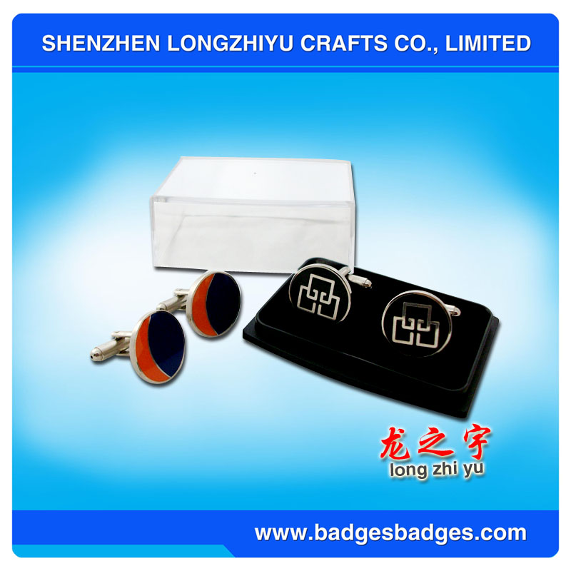 Custom Kinds of Shape Metal Business Cufflink