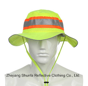 Road Safety Equipment High Visibility Bucket Hat Fishing Hats Caps Workwear Fishing Cap Outdoor Headwear