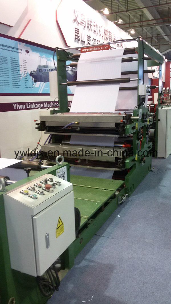 LD-1020FD (Dual Feeders) Production Line of Roll Paper High Speed Flexography Saddle Stitch