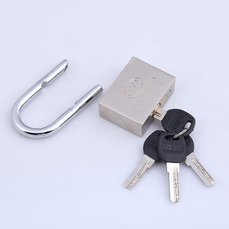 Top Security Nickel Plated Split Type Computer Key Iron Padlock