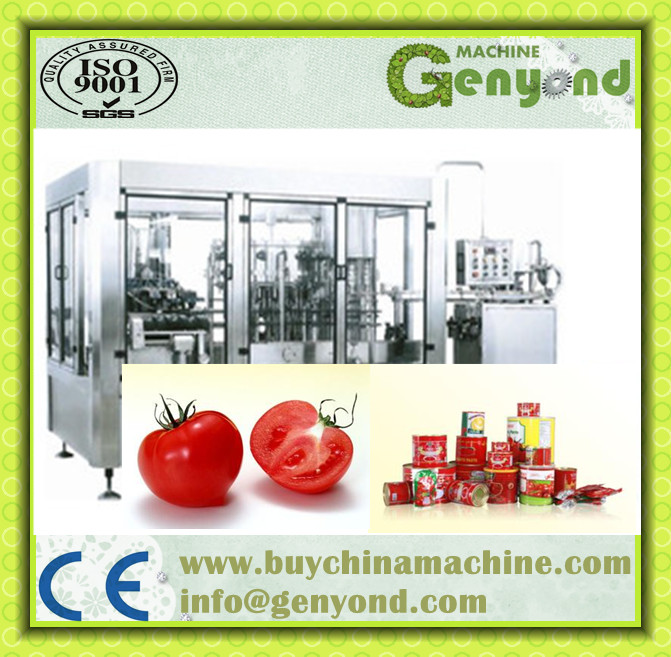 Full Automatic Stainless Steel Canned Tomato Machine