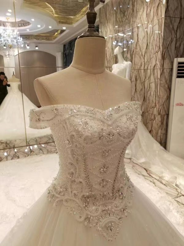 New Arrival 2017 Top Princess Marriage Puffy Wedding Dresses