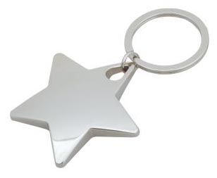 Round Key Ring, Blank Keychain Without Logos (GZHY-KA-019)