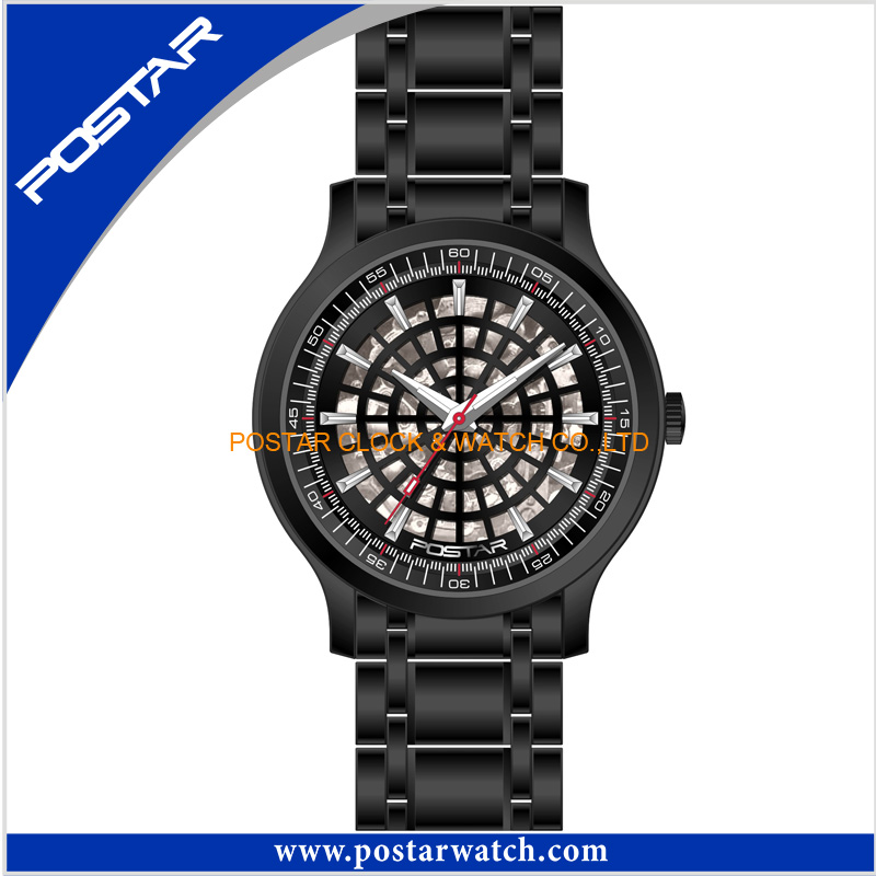 High Quality Stainless Steel Wrist Watch Waterproof Quartz Watch