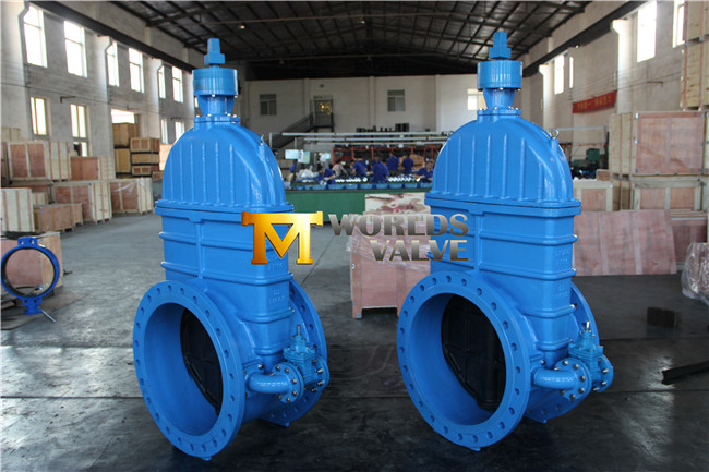 Nrs Ductile Iron Rubber Gate Valve for Water (Z45X-10/16)