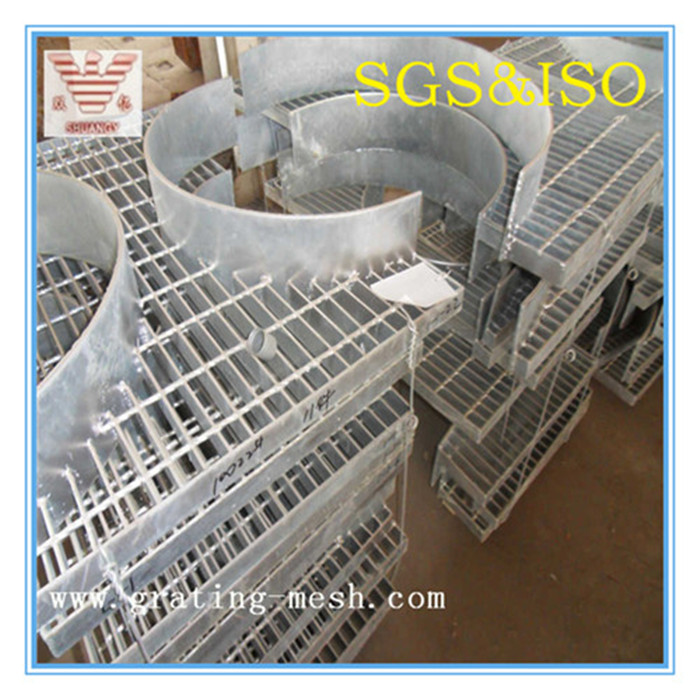 Serrated Insert Galvanized Steel Bar Grating for Walkway