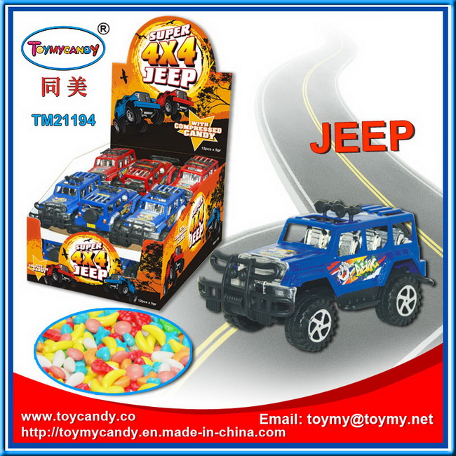 Super Friction Hammer Jeep 4X4 Candy Toy Car