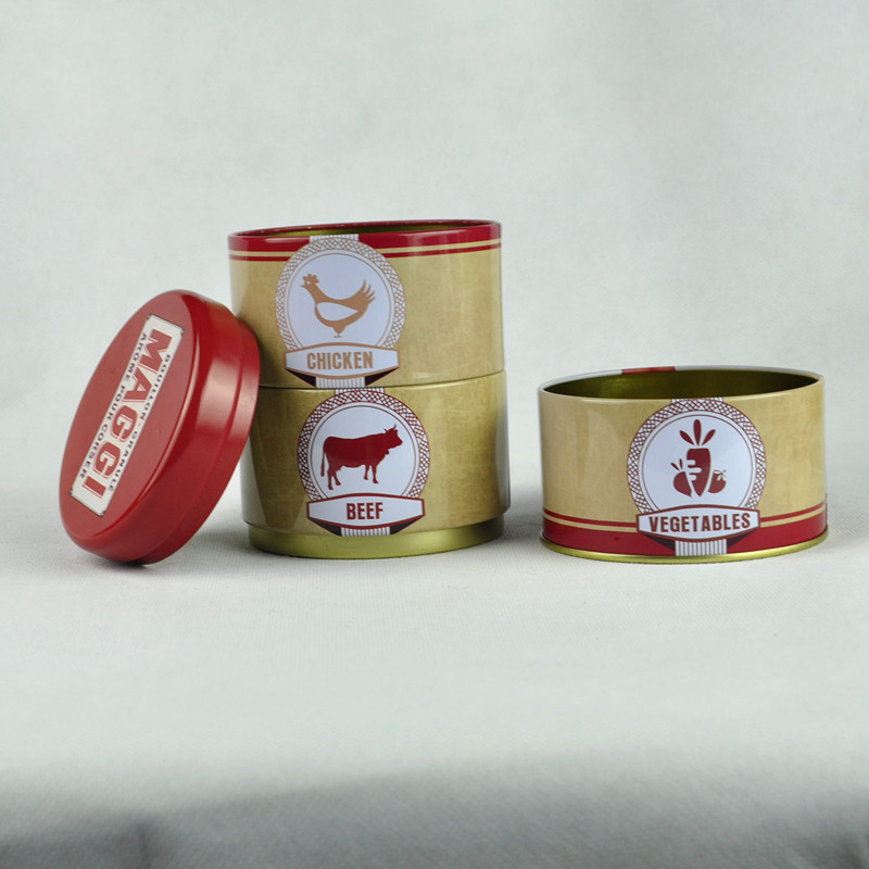 Round Wholesale Tea Tin, Promotional Tin Can, Coffee Tin Box