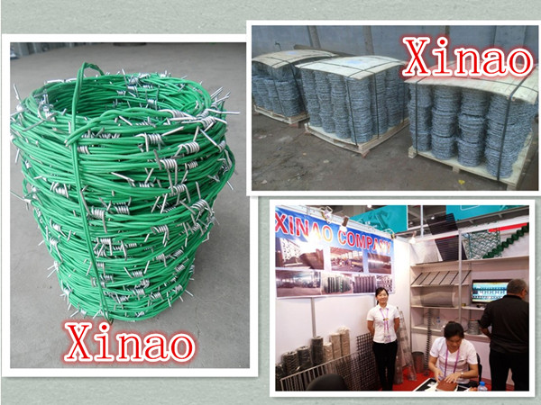 PVC Coated Barbed Wire 100-500m Per Roll