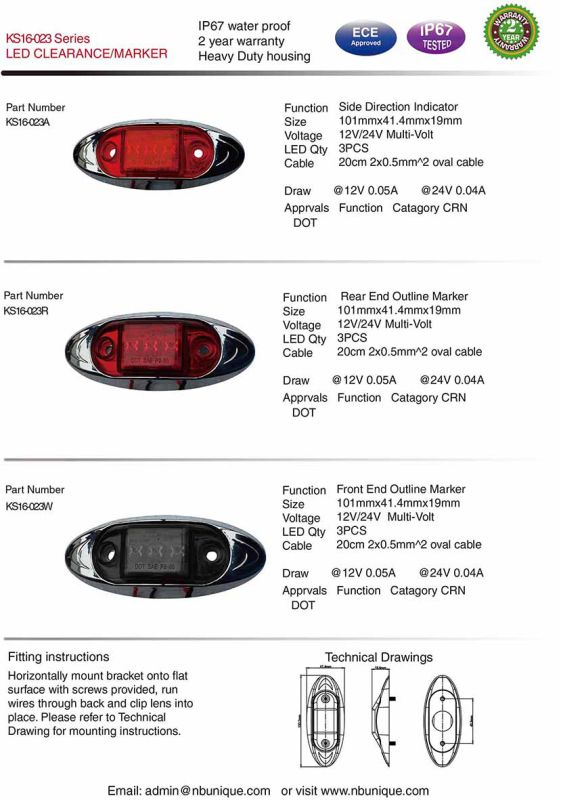 LED Clearance and Marker Light