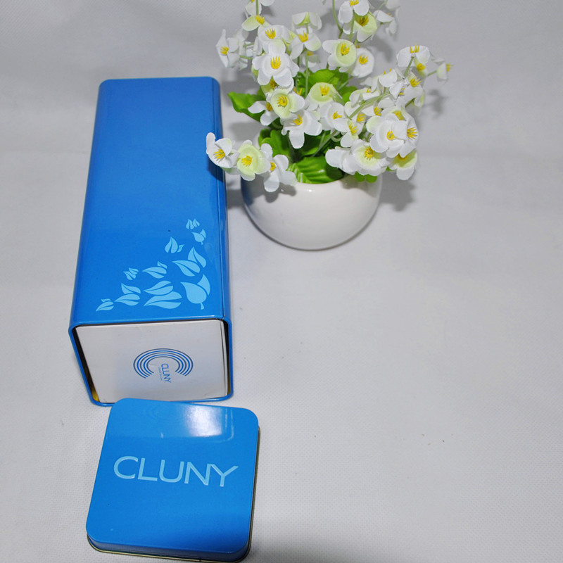 Custom Square Cookie Tin Can with Cmyk Printing