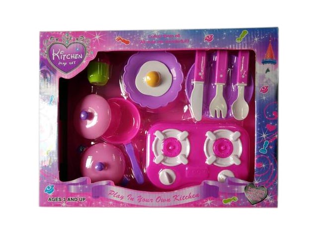 Interesting Children Plastic Toy Kitchen Set