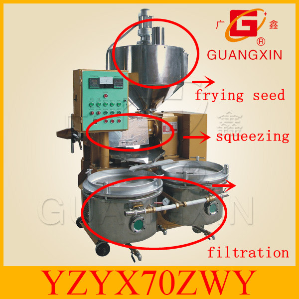 Full Automatic Oil Press Machine with Frying and Oil Filter