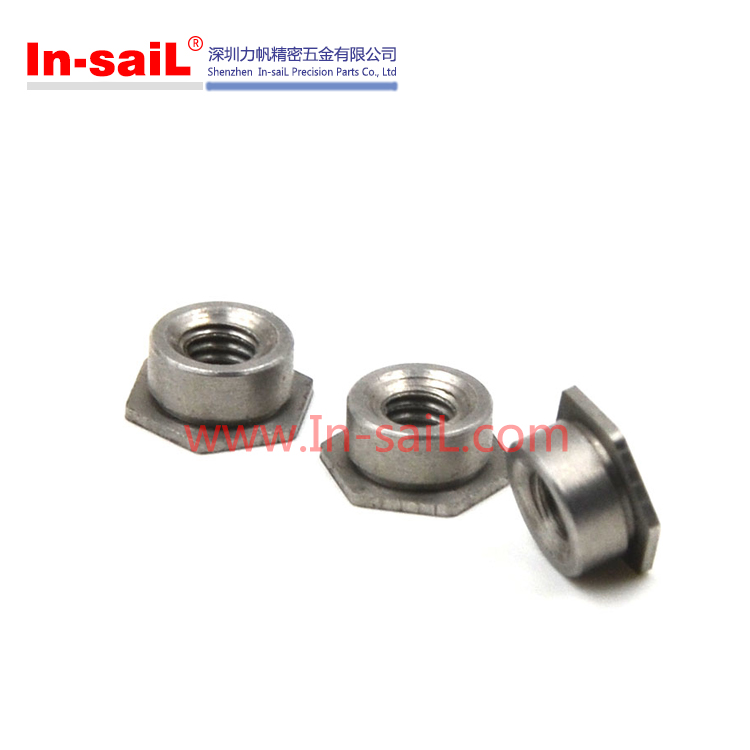 Carbon/Stainless Steel Hex Self Lock/Locking Nut, Self Clinching Flush Nut