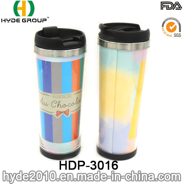 2016 New Fashion Stainless Steel Auto Mug Travel Mug Tumbler (HDP-3016)