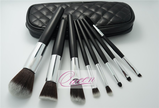 Synthetic Hair Makeup Brushes 8PCS Cosmetic Makeup Brush Set