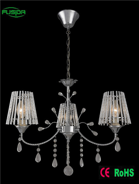 Crystal Pendant Lamp/Glass Chandelier Light (D-9318/3)