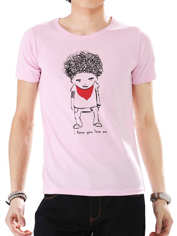 Funny Cartoon Screen Printing Cutton Can Be Custom Design or Logo Men T Shirt