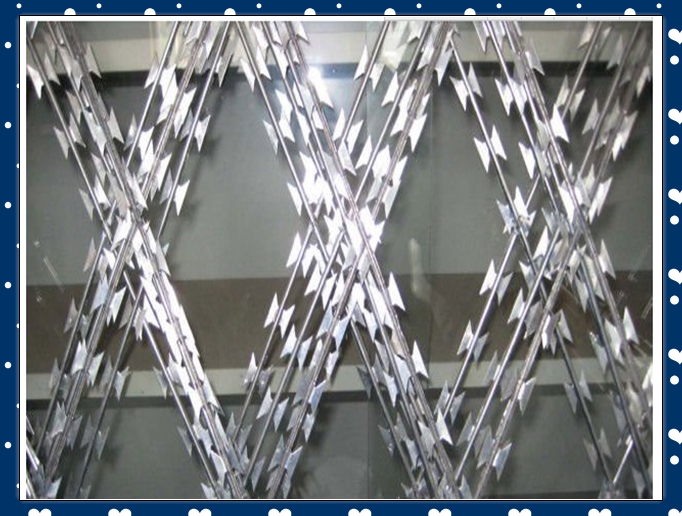 High Tensile Galvanized PVC Coated Razor Barbed Iron Wire for Security China Alibaba Manufacture