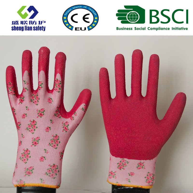 Latex Coated Garden Safety Work Gloves