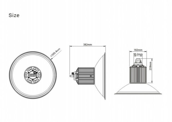 60W Five-Year-Warranty Driverless LED High Bay Light