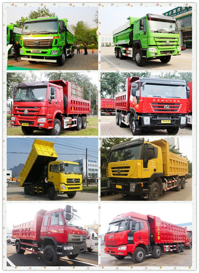 18-25tons HOWO 6*4 Dump Lorry Trucks for Sand and Stone