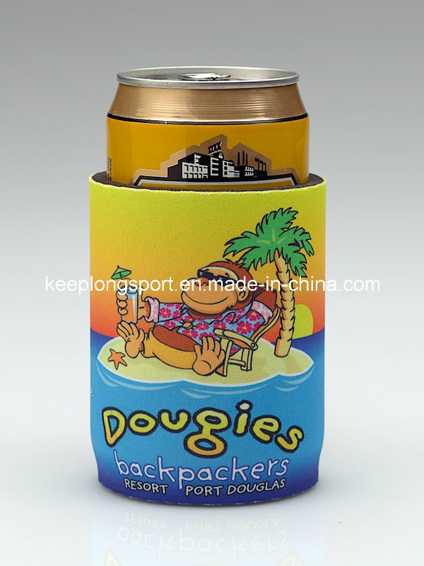 Insulated Sublimation Printing Neoprene Can Cooler with Glued Bottom