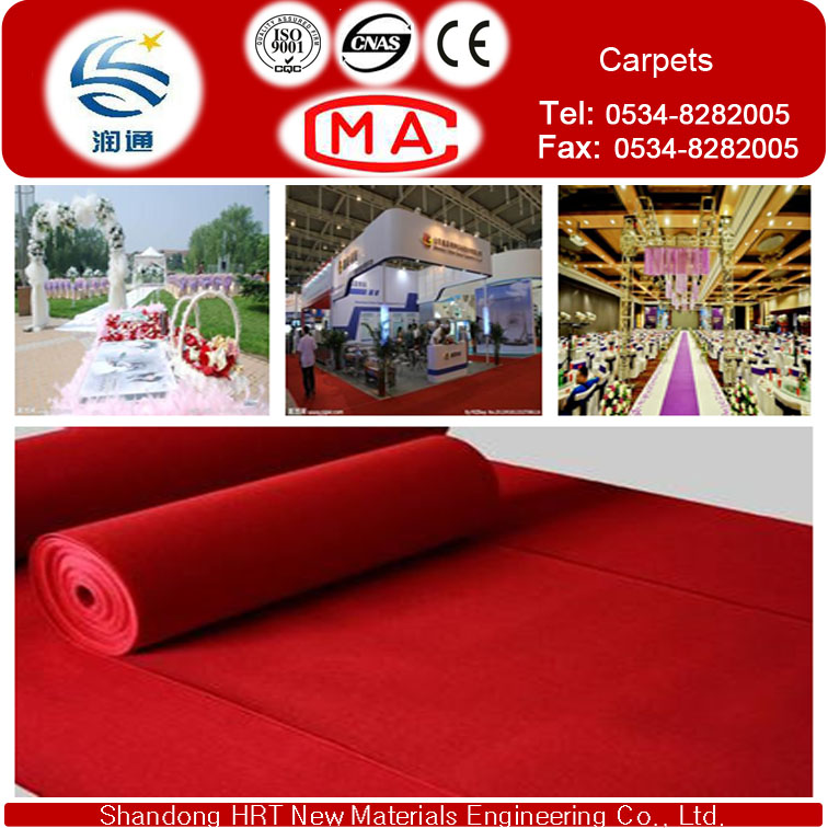 80% Discount Exhibition Carpet/Building Material with Fireproofing