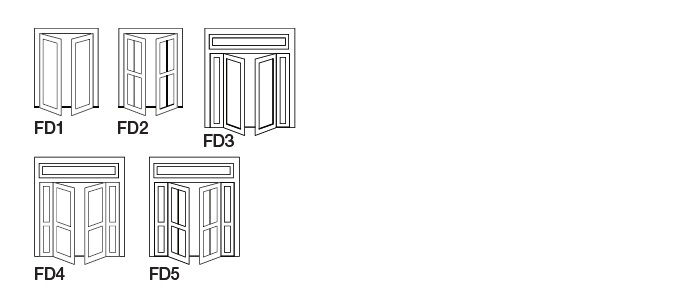 Insulated Double Glazed Aluminium French Door