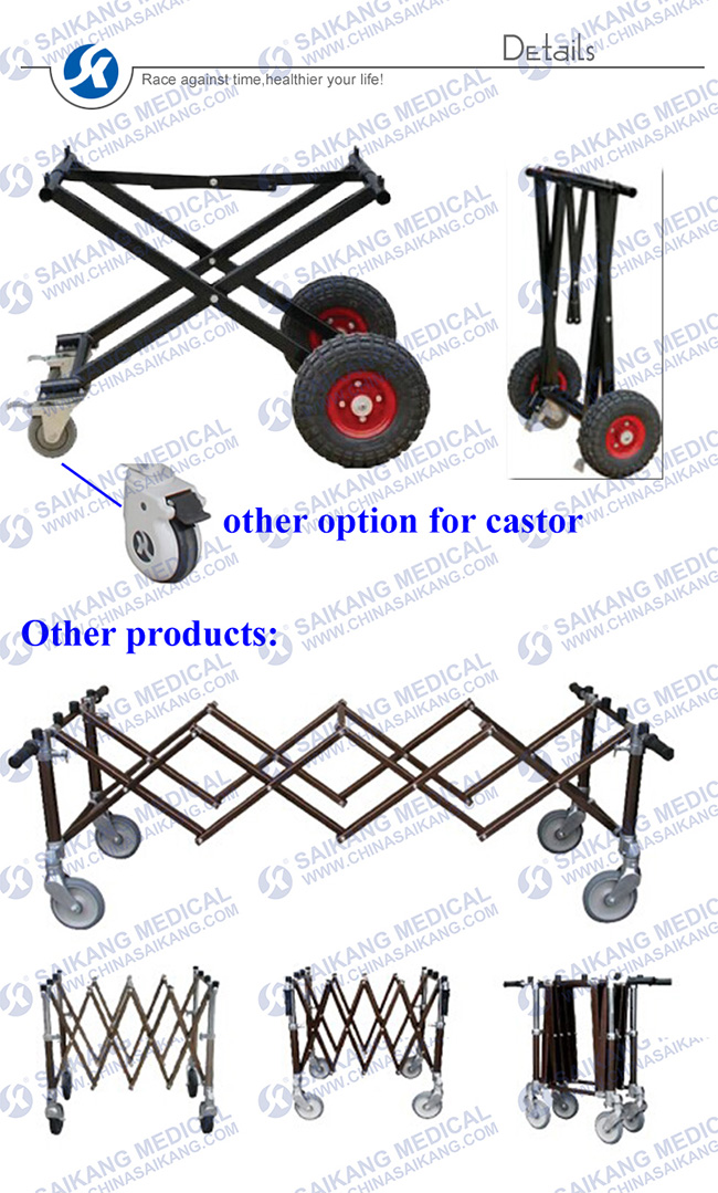 New Design Mortuary Stretcher with Wheels