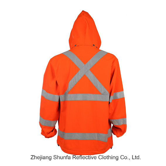 En ISO 20471 Safety Reflective Hoodies with Hat