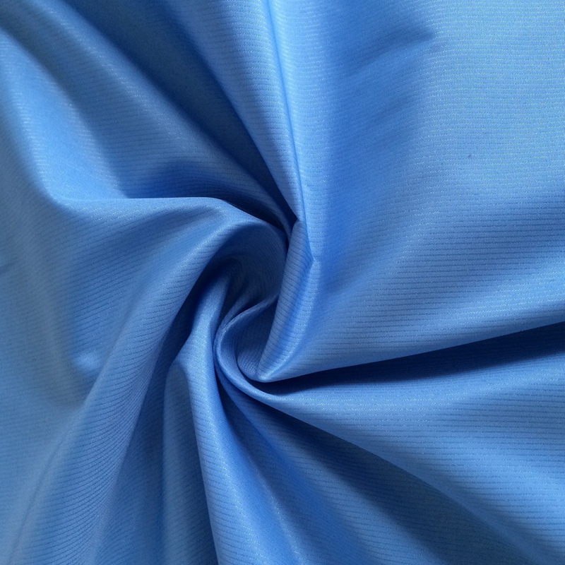 100% Polyester Shiny Memory Fabric for Trench Coat